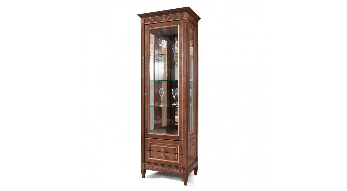 Шкаф с витриной ГМ 6401