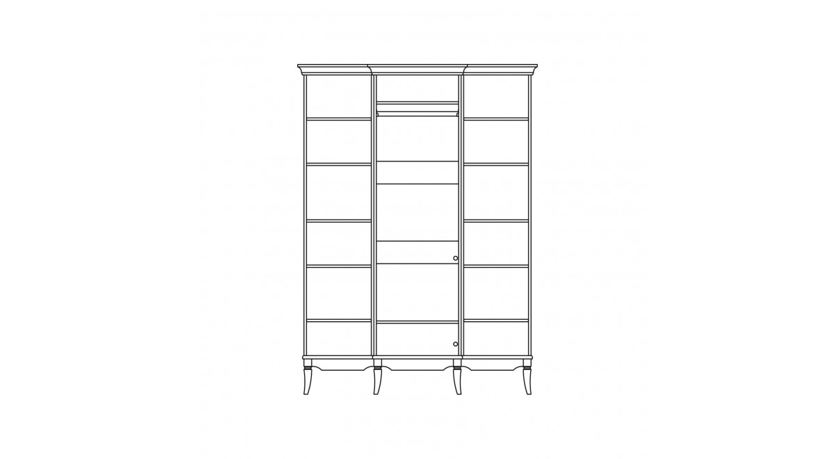 Шкаф  комбинированный ГМ 6553-10