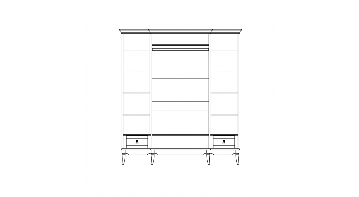 Шкаф  комбинированный ГМ 6554-10