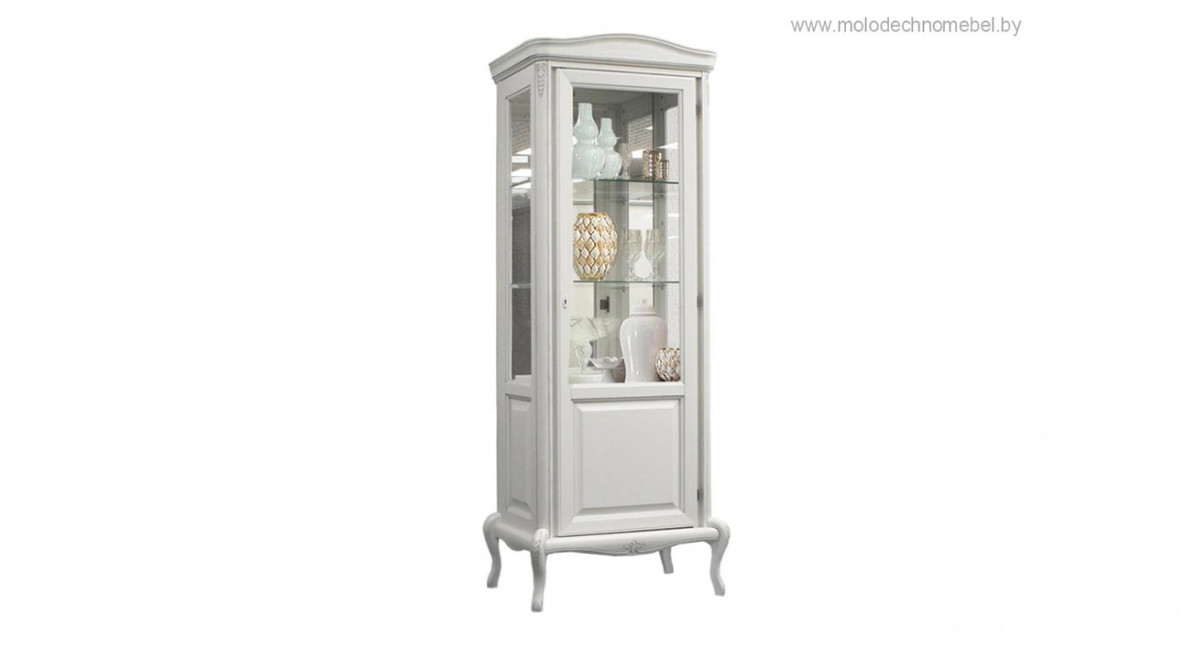 Шкаф с витриной Мокко ММ-306-01