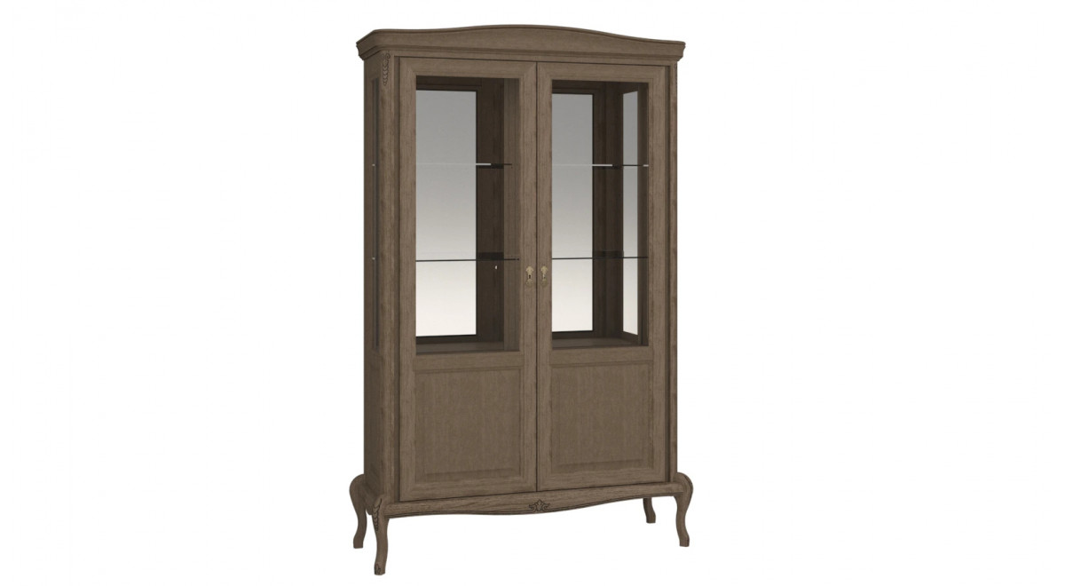 Шкаф с витриной Монако ММ-410-02