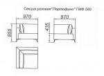 СЕКЦИЯ УГЛОВАЯ "ПОРТОФИНО" ГМФ 585